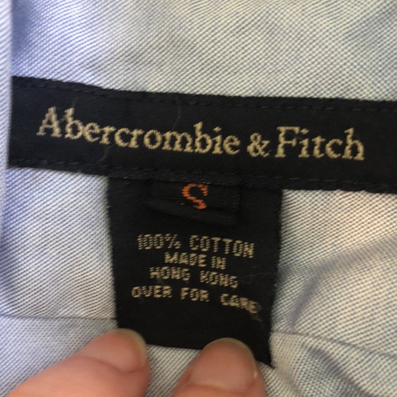 Abercrombie & Fitch Button Down Light Blue Shirt - Picture 2 of 6